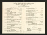 Programs and Membership. Printed material. (Box 157, Folder 26)