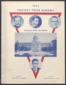 Youth in Government. Kentucky Youth and Government. Kentucky Youth and Government, 1955-1963 (Box 30, Folder 4)