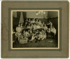 Photo taken during a girl's slumber party at the home of Ed and Mary Gimble, St. Paul, Minnesota.