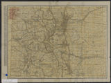 Rand McNally main highway map of Colorado