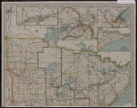 Railroad commissioners' map of Minnesota, 1916