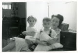 Dorothy Edelstein Sinykin with Susan and Philip Sinykin (twins) at Stein's Thanksgiving