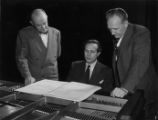 Dorati, Antal, with (l) Malcolm Willey, (r) Paul Oberg
