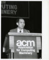 Man Giving Presentation at ACM Annual Meeting (Box 4, Folder 7)