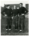 Football Team Members Clarence (Biggy) Munn, Ken MacDougal, Jack Manders (left to right)