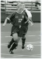 Action shot of 1998 UMD women's soccer player #17
