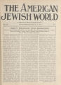 The American Jewish World, Volume 8, Number 7, October 17, 1919