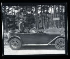 Schuyler Conkey's automobile with movie camera