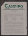 Camping. Publications. Camping Newsletter, 1945-1950 (Box 49, Folder 6)