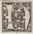 Detail from Album of initial capitals, 1500s-1737 (bulk 1500s), Volume 1, Page 35, Line 2, Item 04, H