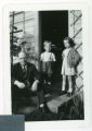 Mr. Ludden, Tom Ludden, and Suzon Karon at the Ludden's house