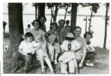 Karon and Edelstein family members by a lake