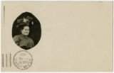 Portrait of a woman with hat