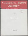 General and Administrative. Assemblies and Conferences. National Social Welfare Assembly, folder G, 1957-1961 (Box 31, Folder 18)